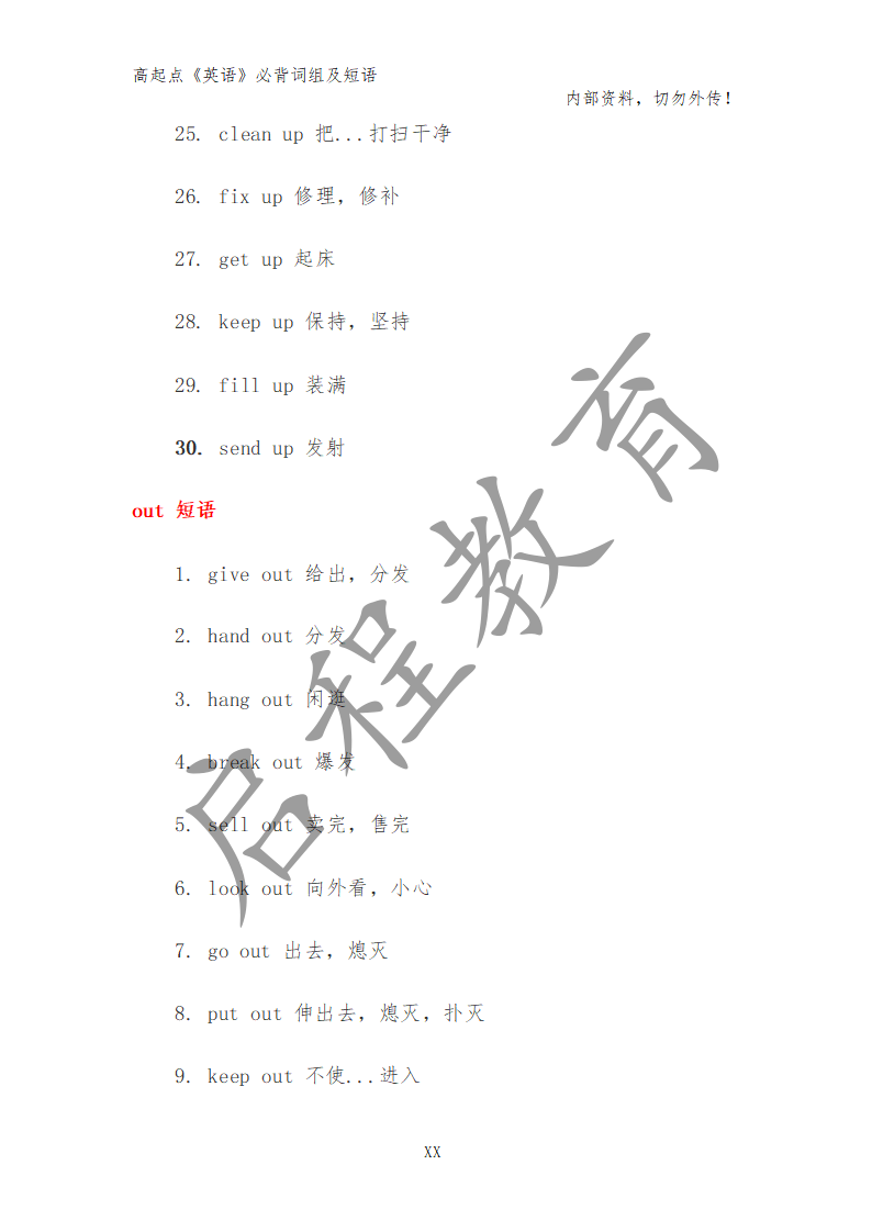 高起點《英語》必背詞組及短語（理）(圖11)
