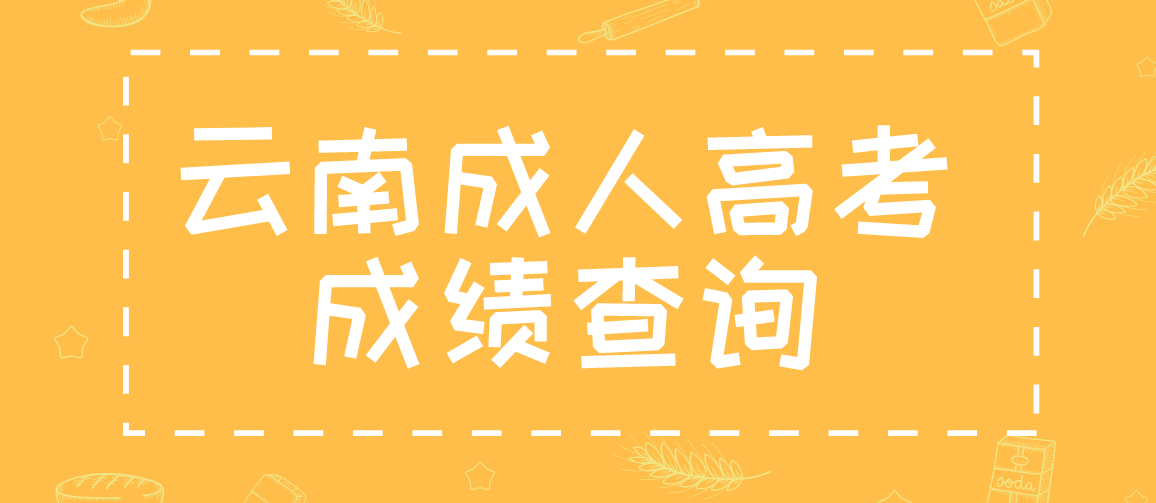 2022年云南省成人高考成績查詢方式